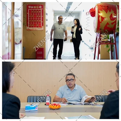 Pe 13 aprilie 2024, a vizitat un client indian de la compania Zhenan