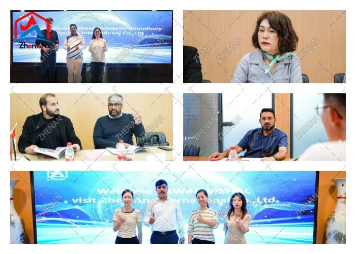 International Clients Visiting ZhenAn Factory to Observe Mn Flake Production International Clients Visiting ZhenAn Factory to Observe Mn Flake Production